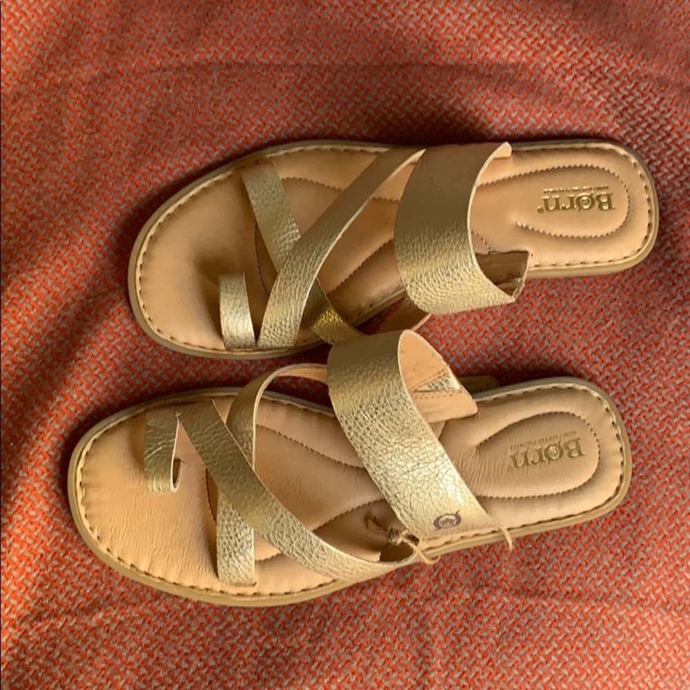 Gold Born sandal